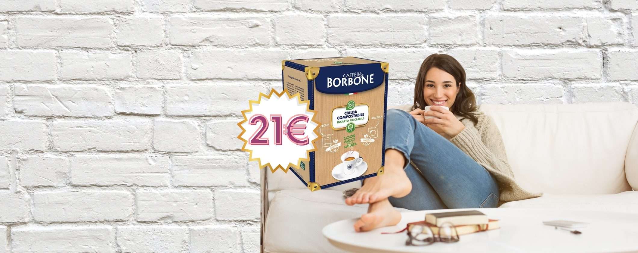 150 Cialde Caffè Borbone a 21€ con le Offerte di Primavera Amazon