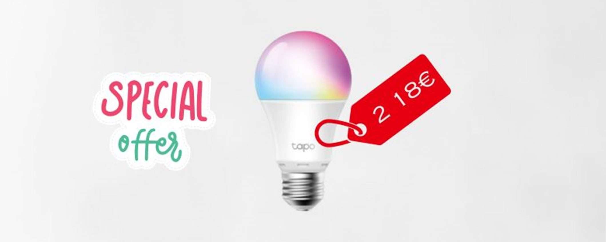 Lampadine Multicolore Smart TP-Link Tapo: 2 al prezzo di soli 18€ su Amazon