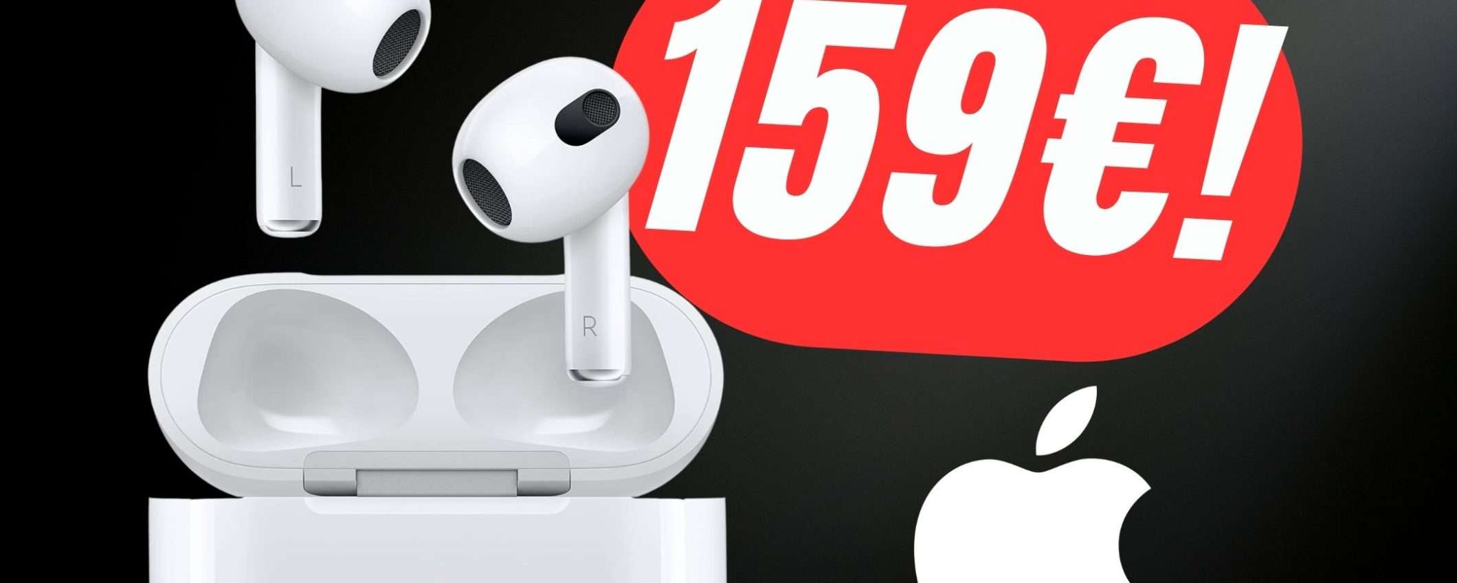 Le Apple Airpods di Terza Generazione scontate del -20% sono DA NON PERDERE!