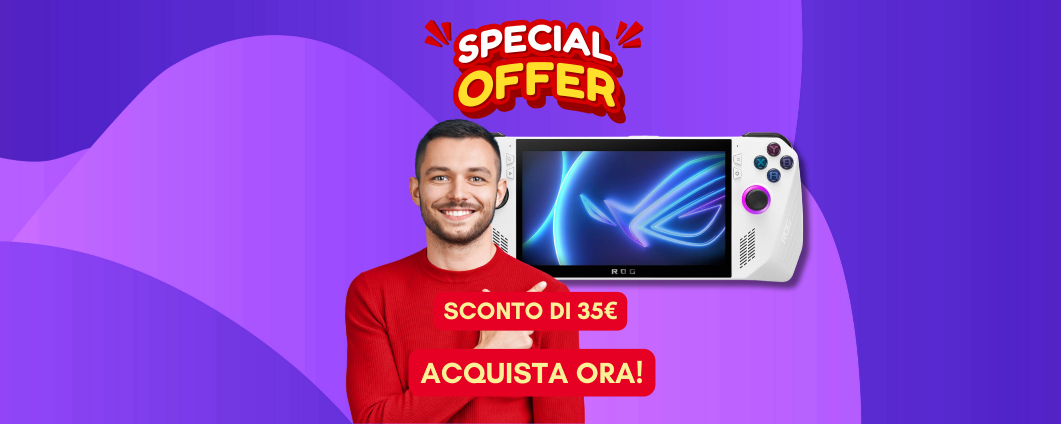 Asus Rog Ally in sconto di 35€ con questo coupon!