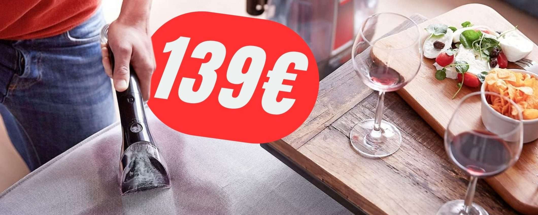 Dì addio alla Sporcizia sui Divani e Tappeti con soli 139€!