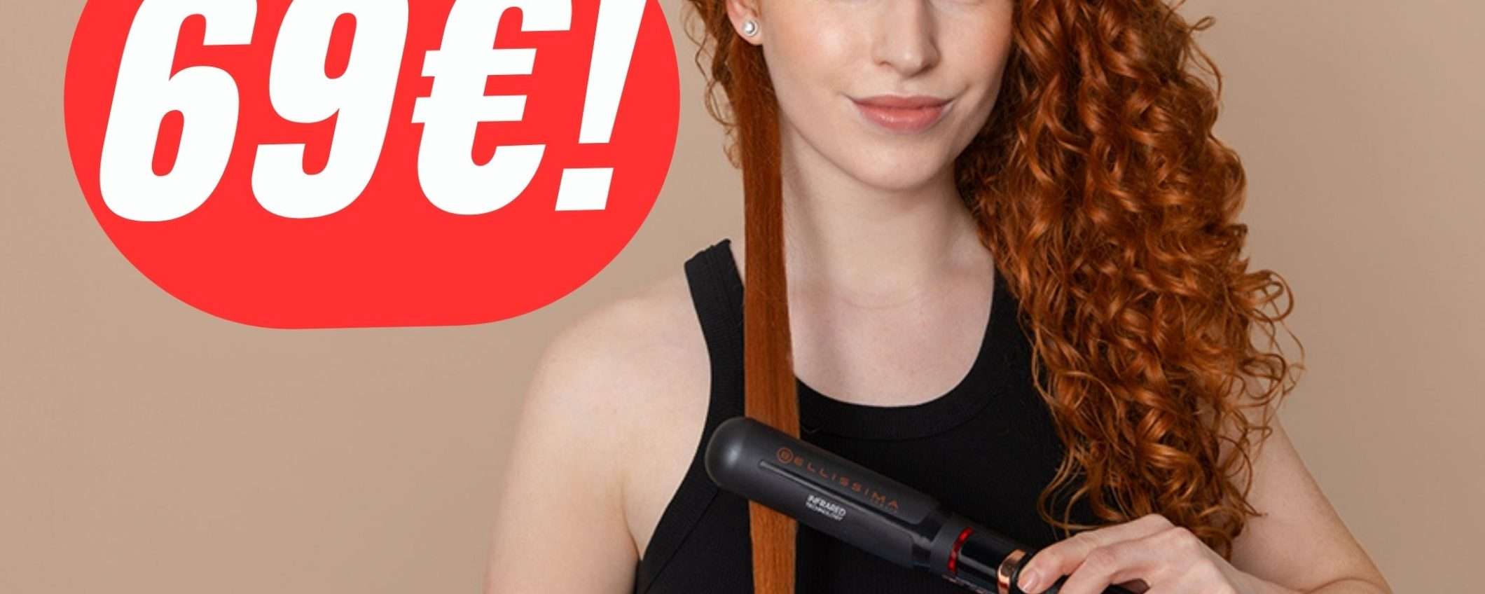 La Piastra per capelli Bellissima di Imetec con Infrarossi è in SCONTO di 30€!