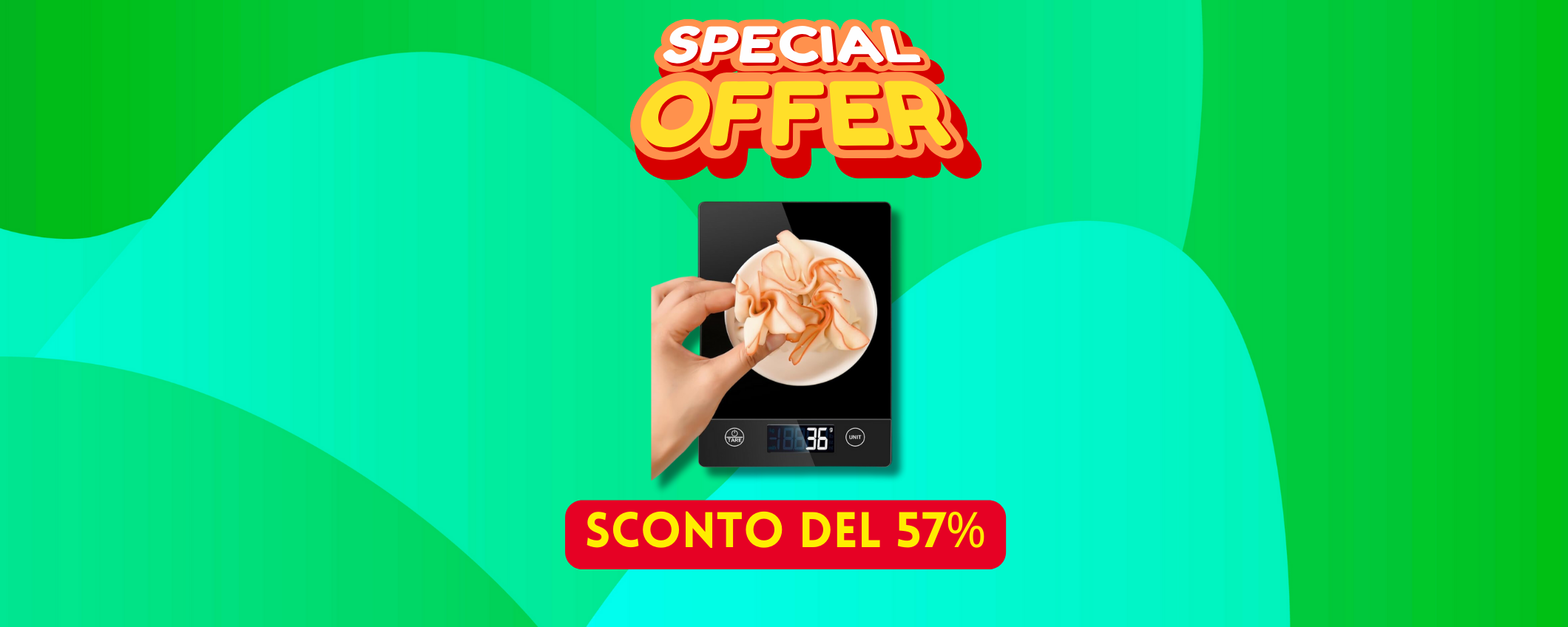 Ricette perfette con questa bilancia da cucina in sconto del 57%