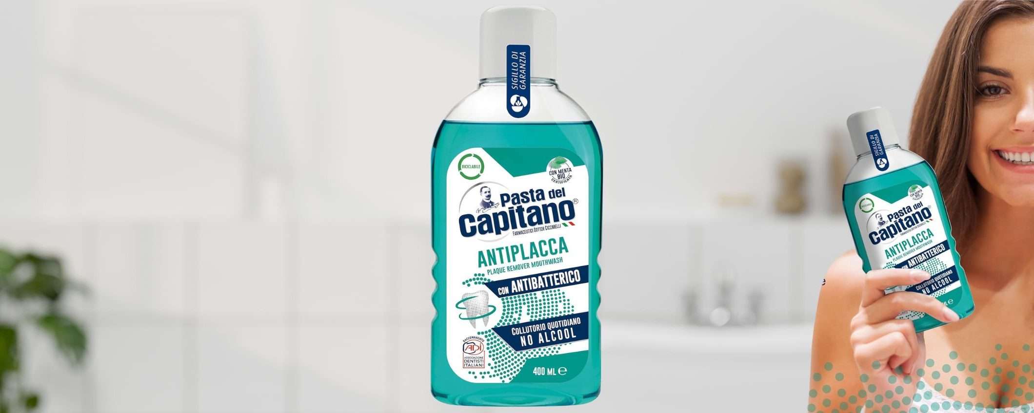 Il collutorio Pasta del Capitano Antiplacca in OFFERTA SCORTA su Amazon (-40%)