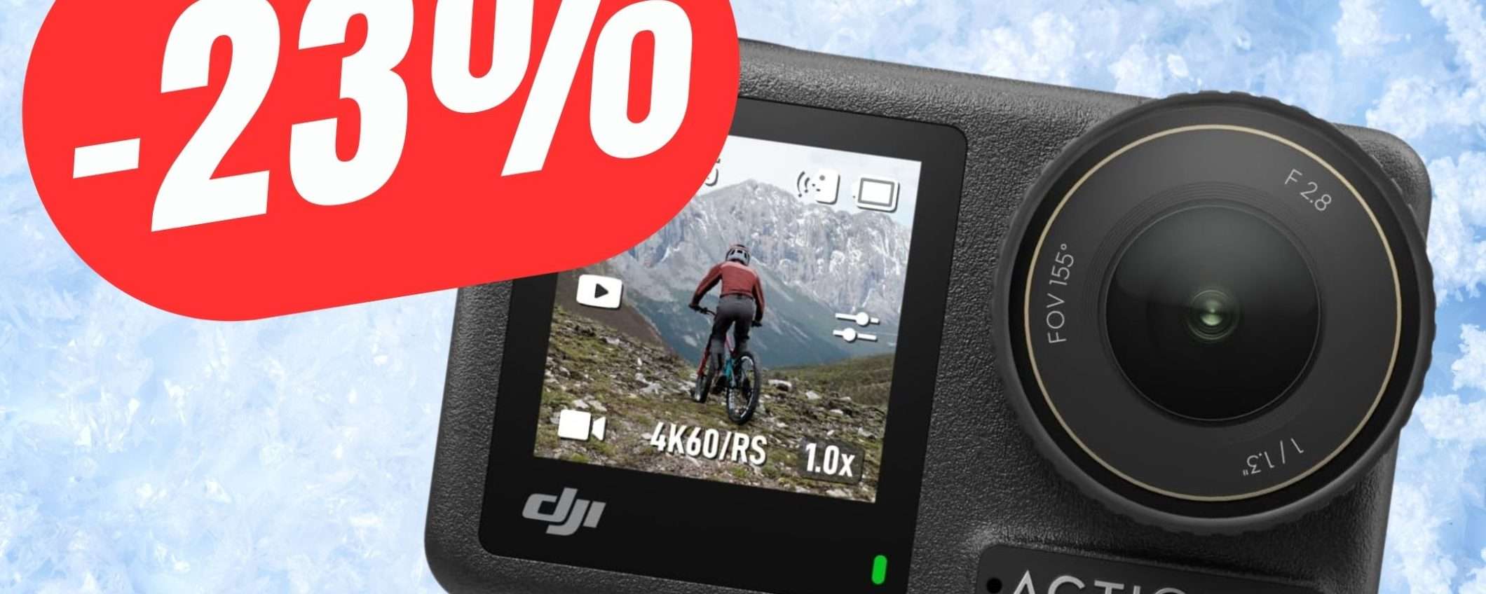 L'Action Camera DJI Osmo SCONTATA del 23% è PERFETTA