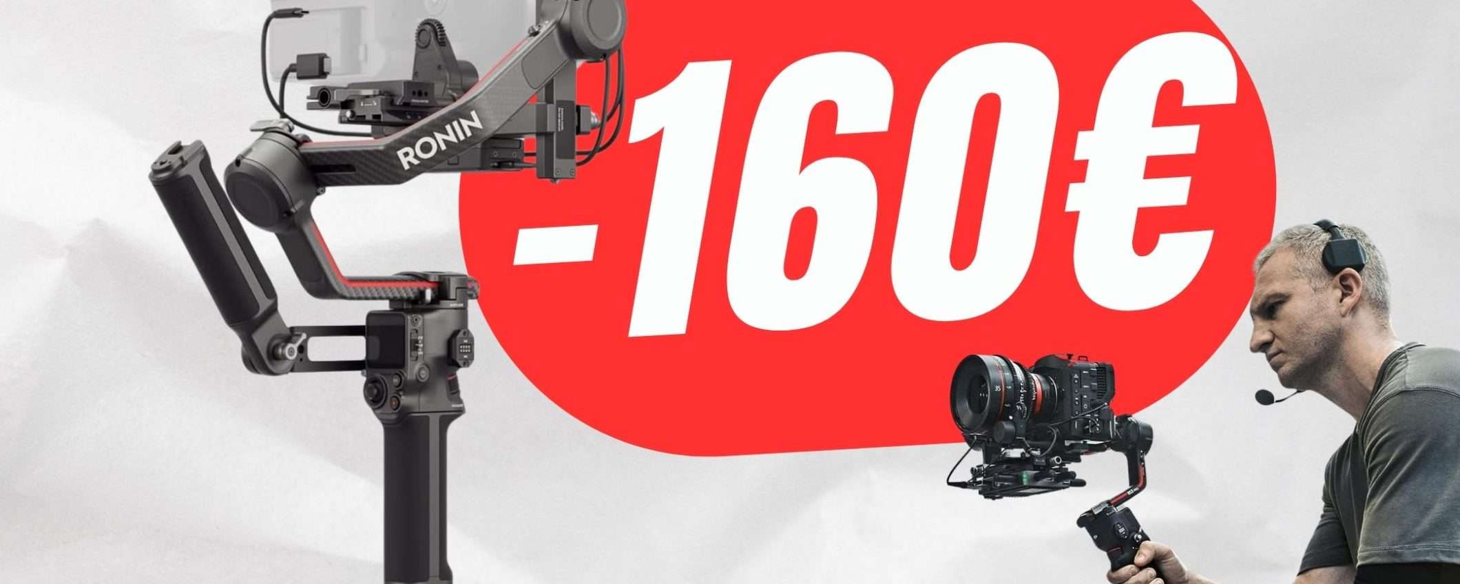 PREZZO INCREDIBILE per lo stabilizzatore Gimbal DJI RS 3 Pro: ben 160€ MENO!