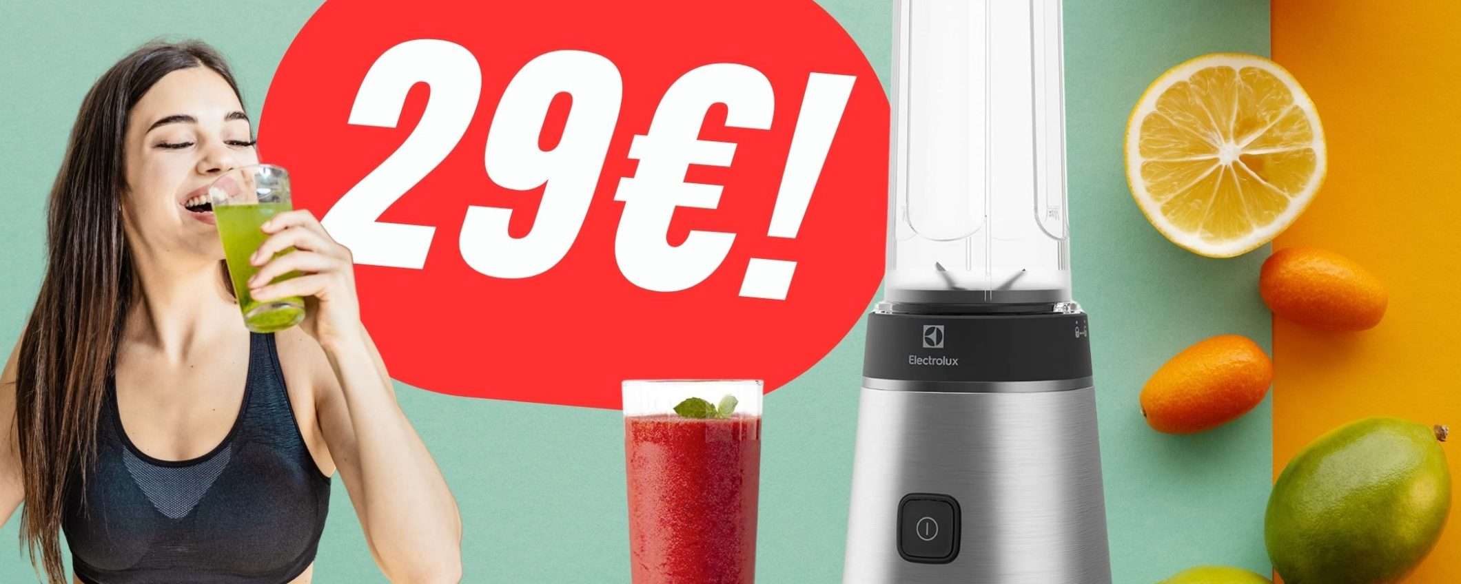 Crea Smoothie e Frullati grazie al Blender Electrolux a soli 29€!