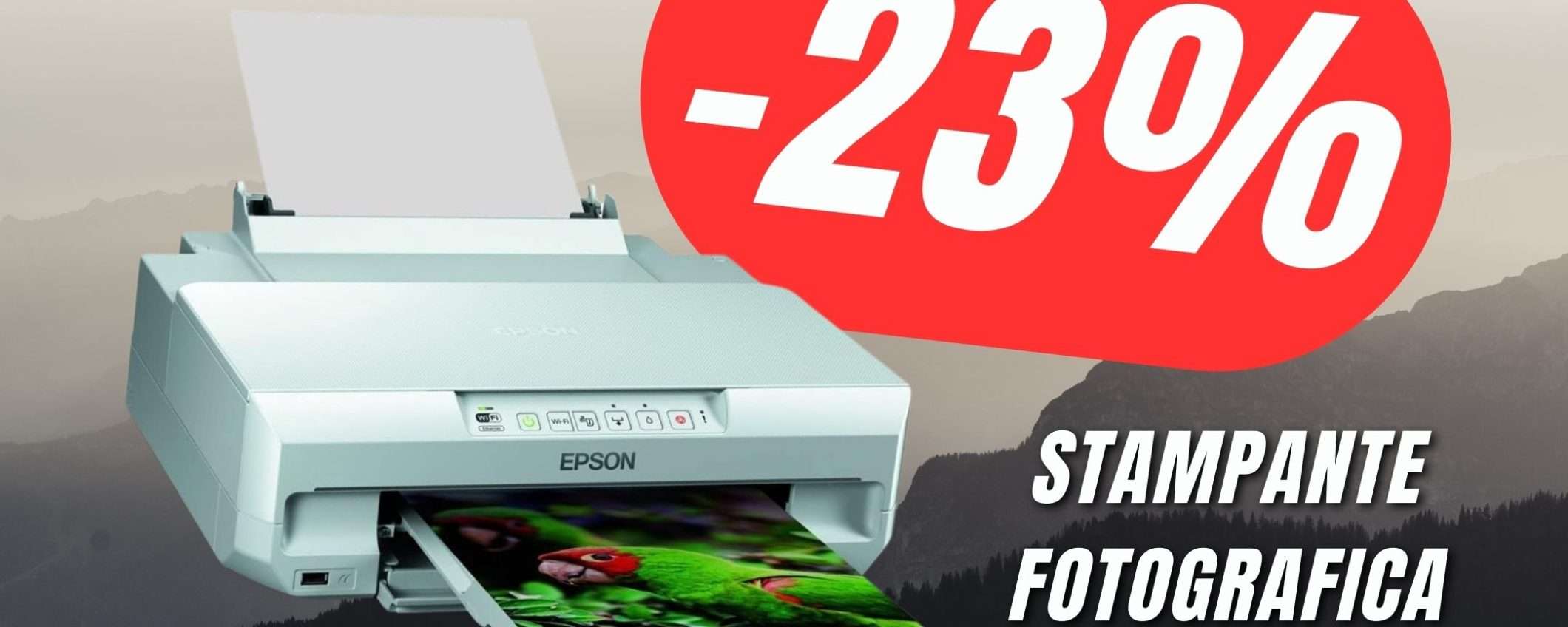 Dai vita alle tue foto con la Stampante Fotografica Epson in sconto del 23%!