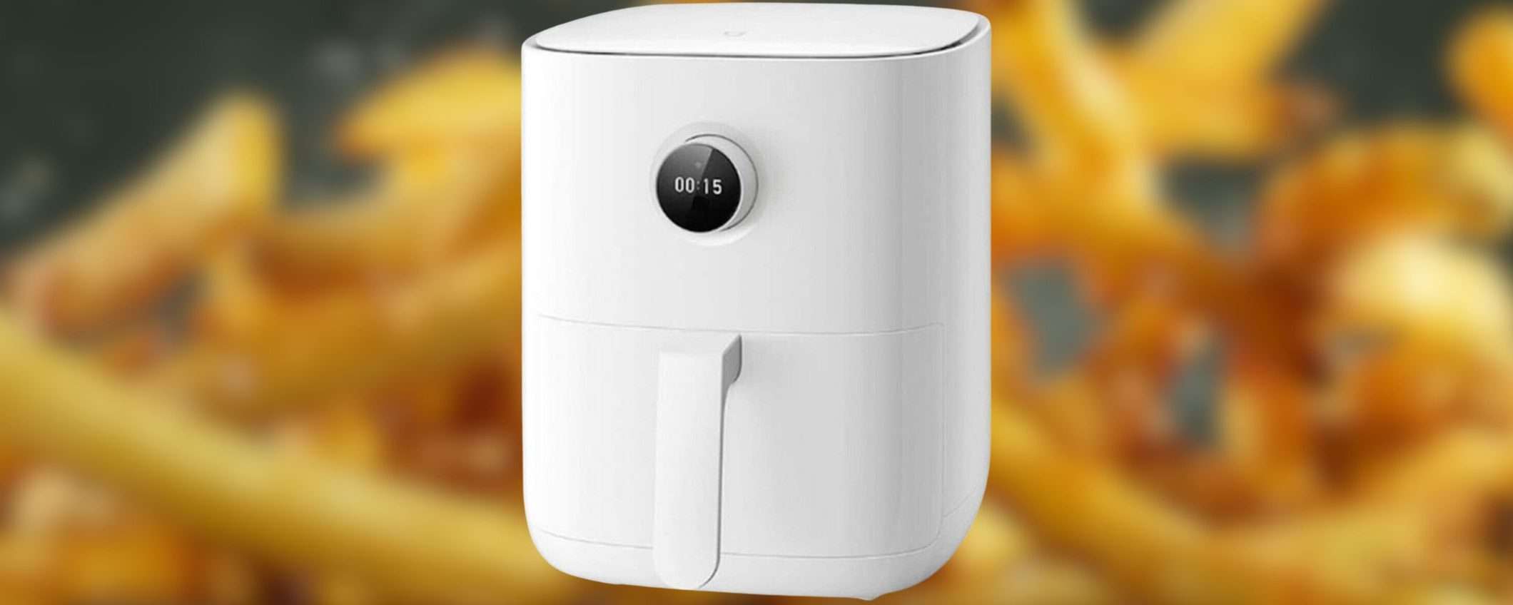 La friggitrice ad aria Xiaomi la controlli con lo smartphone: in sconto su Amazon (-37%)