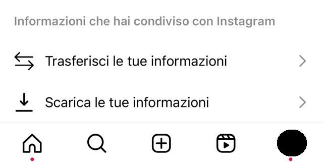 Come scaricare le informazioni di Instagram