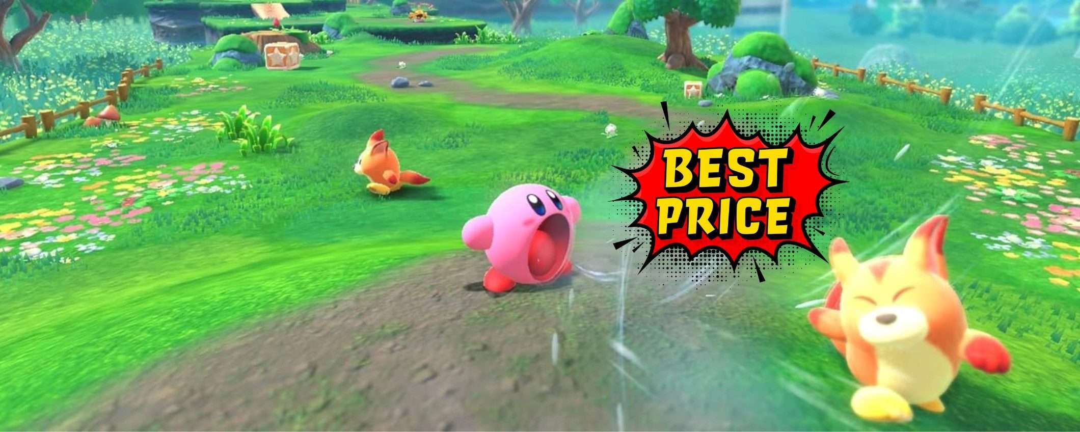 Kirby e la Terra Perduta per Switch: offerta Amazon al MINIMO STORICO