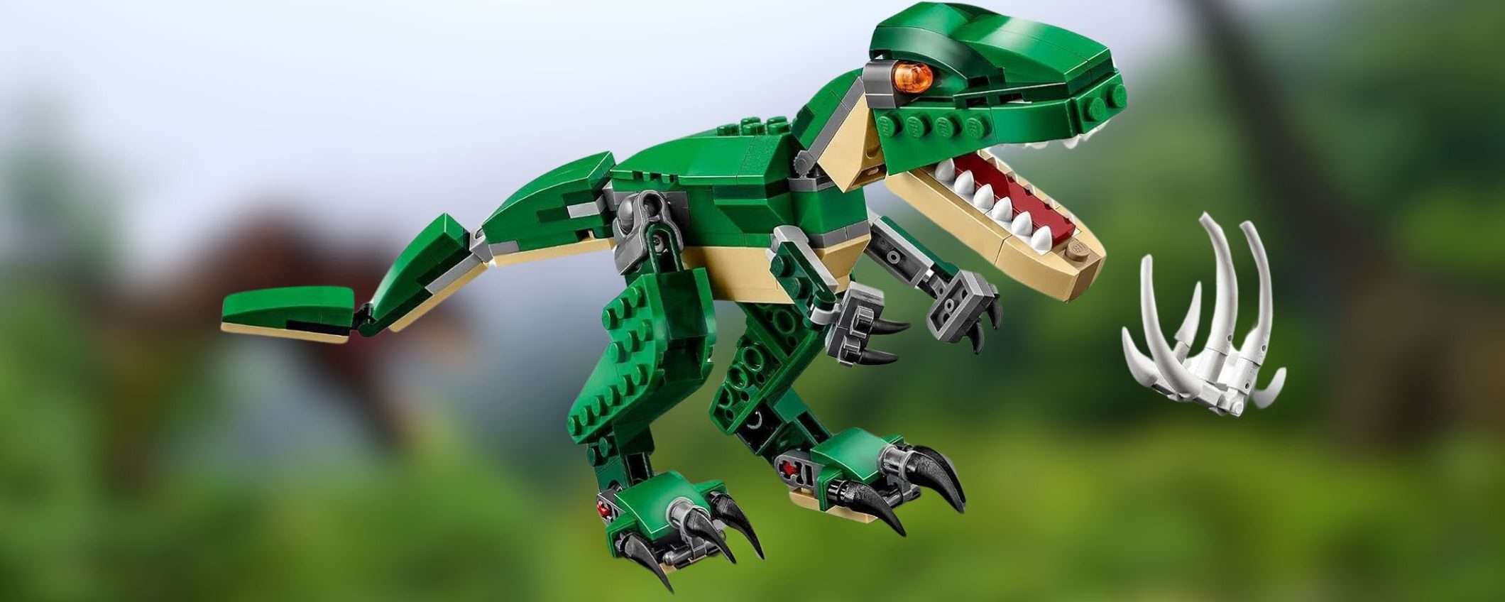 Il vendutissimo LEGO Dinosauro 3-in-1 è tornato in SCONTO su Amazon