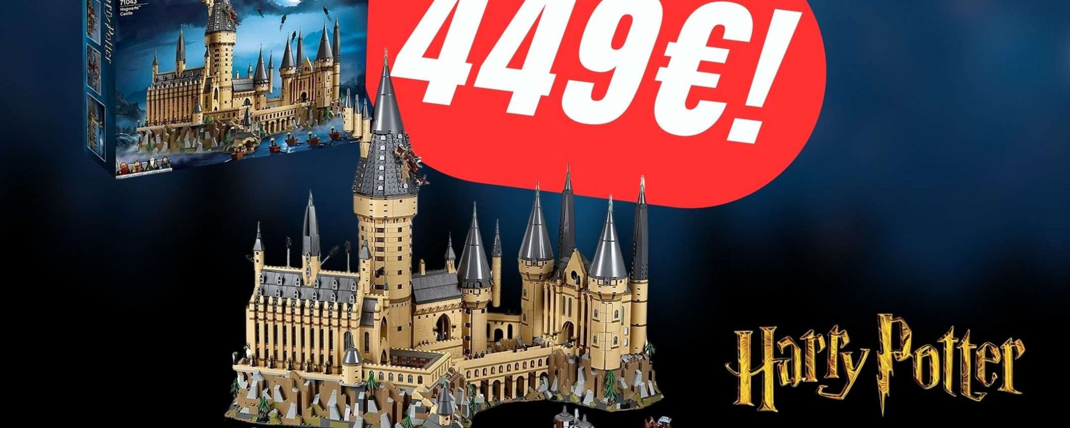 Il Castello di Hogwarts in versione LEGO è SCONTATO!