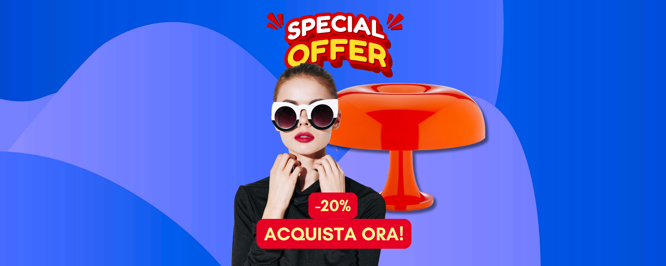 Arredo di lusso: lampada Artemide Nessino in sconto del 20%