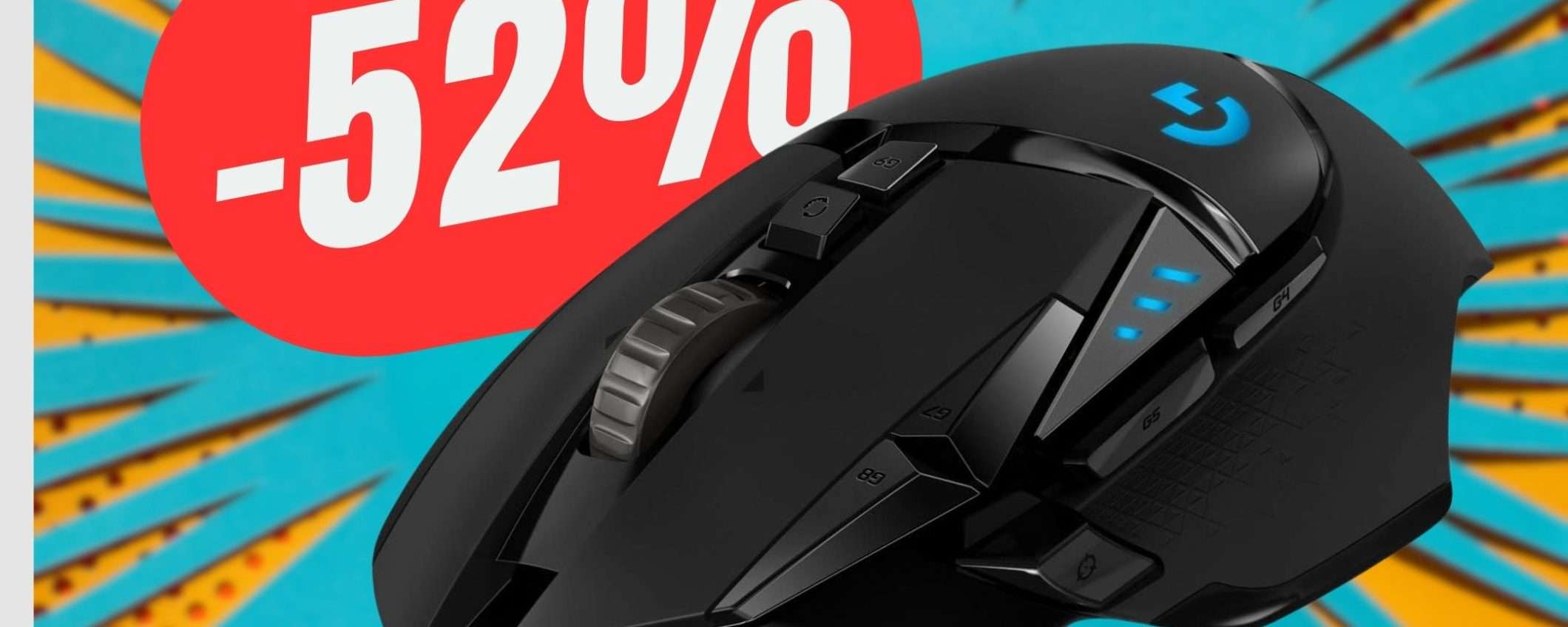 -52% per il Mouse da Gaming Logitech dei tuoi sogni!