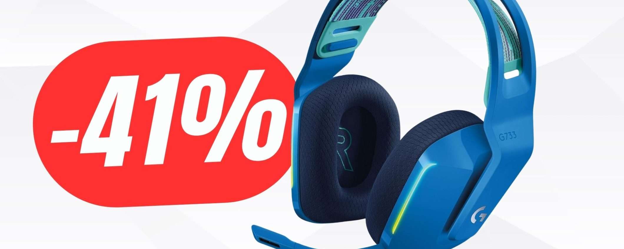 Queste di Logitech sono tra le Migliori Cuffie da Gaming (e scontate del 41%!)