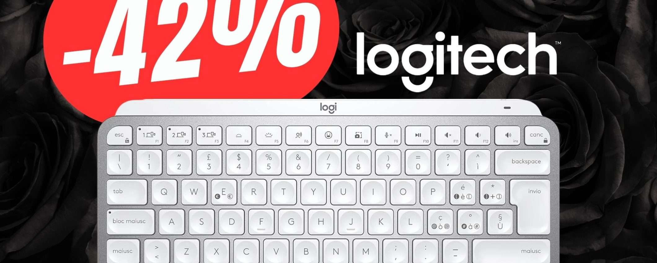 Questa tastiera di Logitech è una delle migliori per la digitazione (e SCONTATA del 42%!)