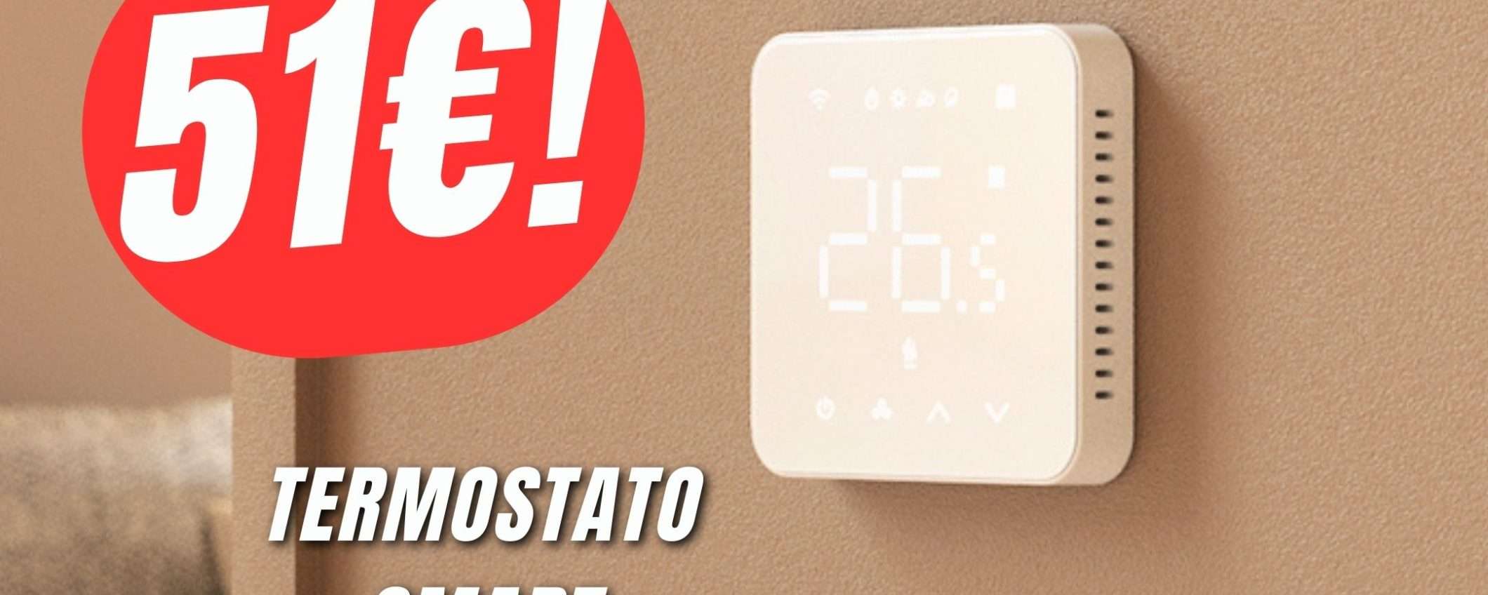 Controlla la temperatura della tua casa con la voce grazie al Termostato Smart! (-19%)