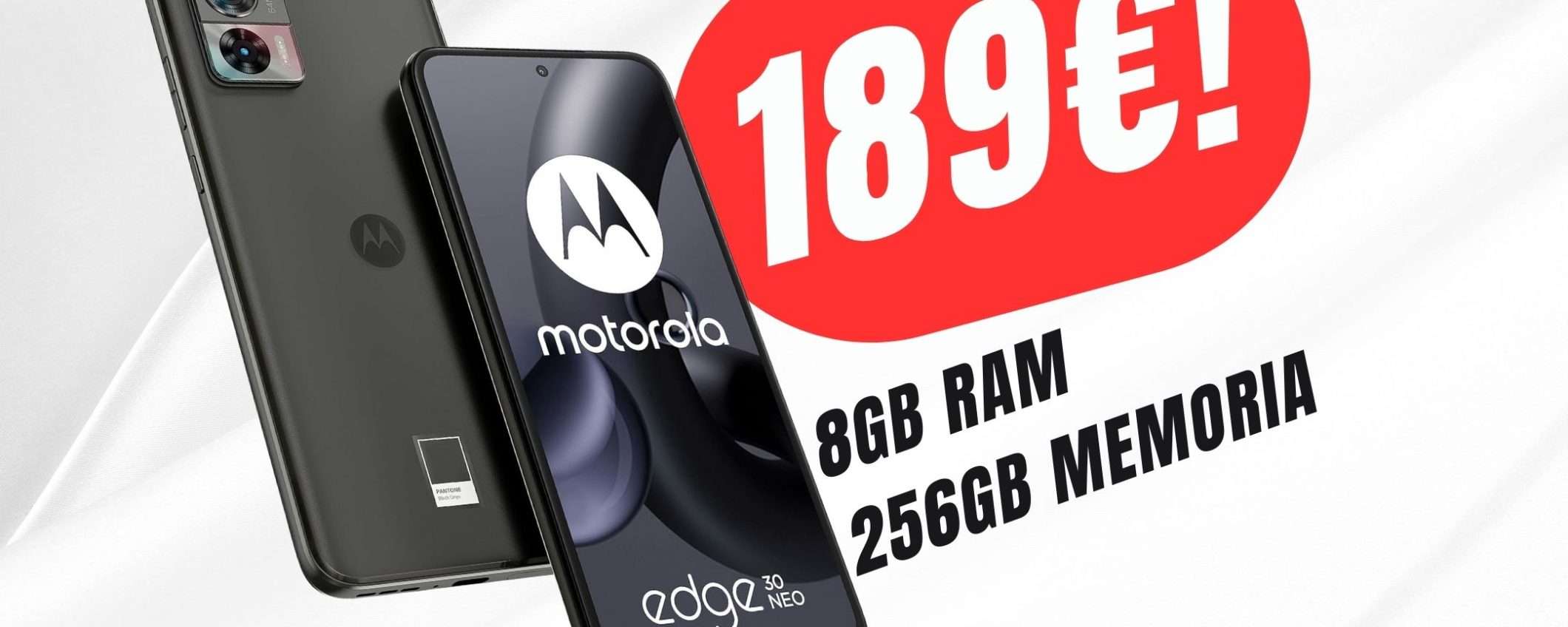 RISPARMIA 110€ su questo Smartphone Motorola con 8/256 GB e schermo da 120Hz!