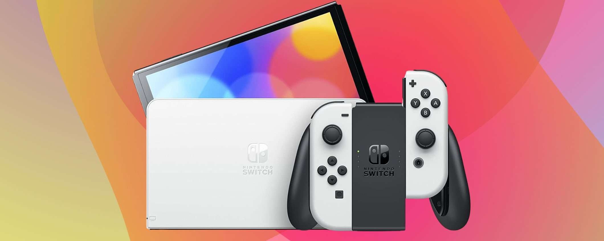 FINALMENTE: Nintendo Switch OLED bianca torna in OFFERTA su Amazon