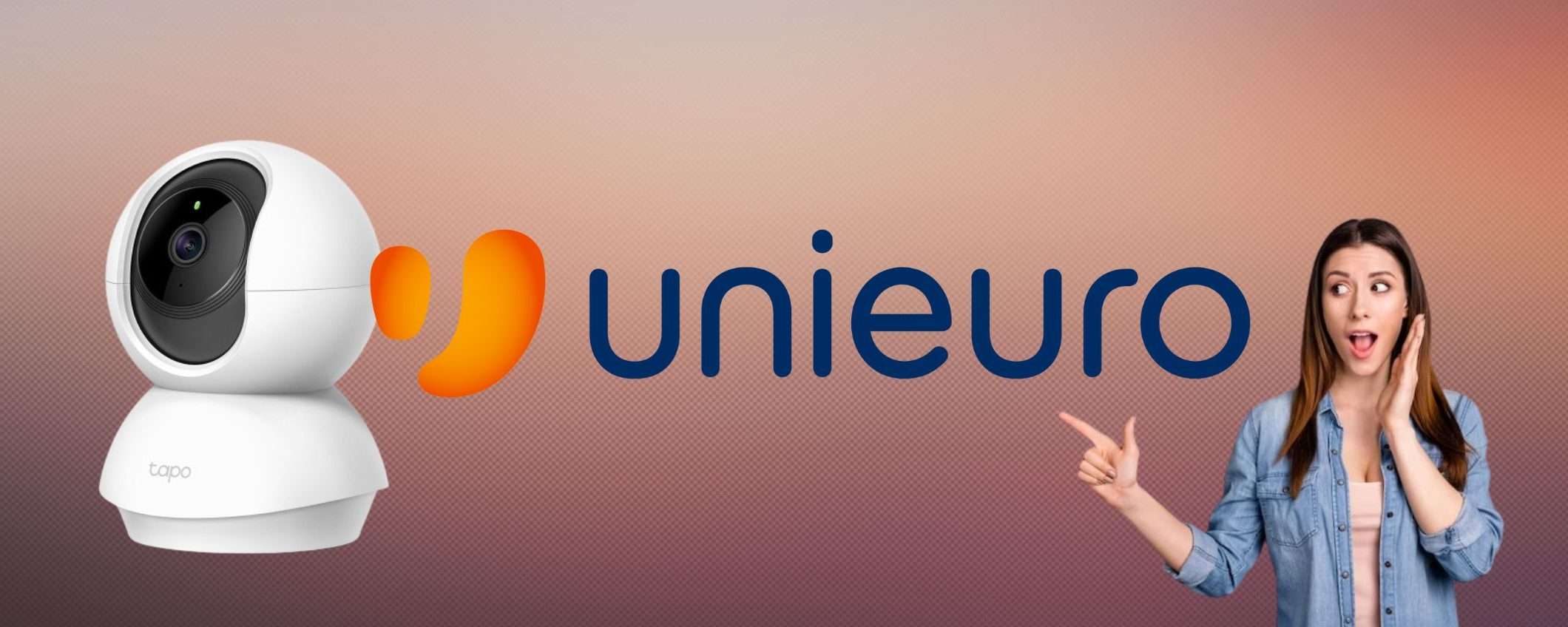 Con questa TELECAMERA non avrai più PAURA dei ladri, è in sconto da Unieuro