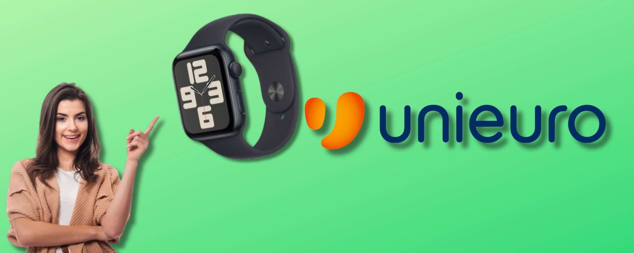 Apple Watch SE 2023 in promo da UNIEURO: compralo in 3 rate con PayPal