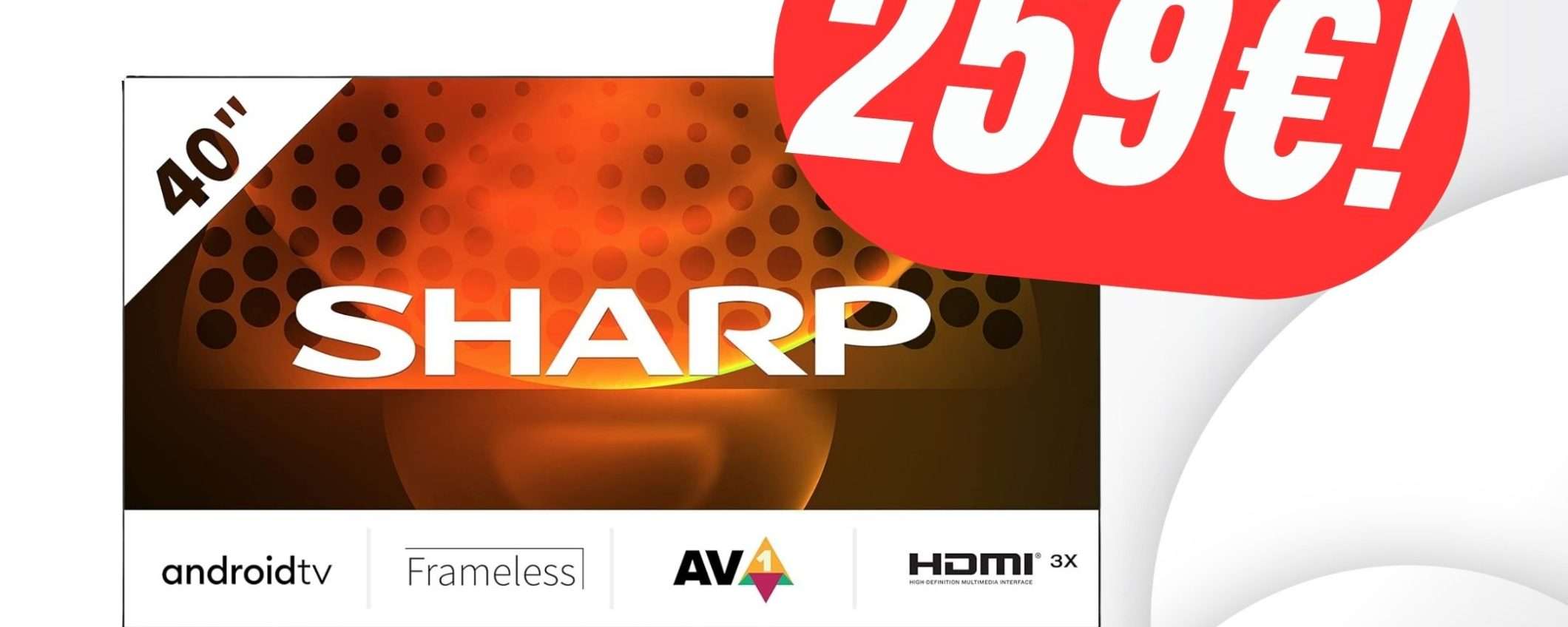 Lo Smart TV SHARP da 40