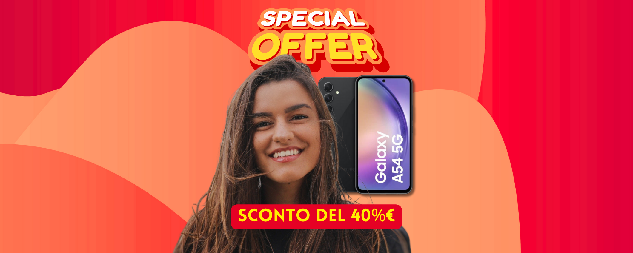 Samsung Galaxy A54: smartphone in sconto del 40%