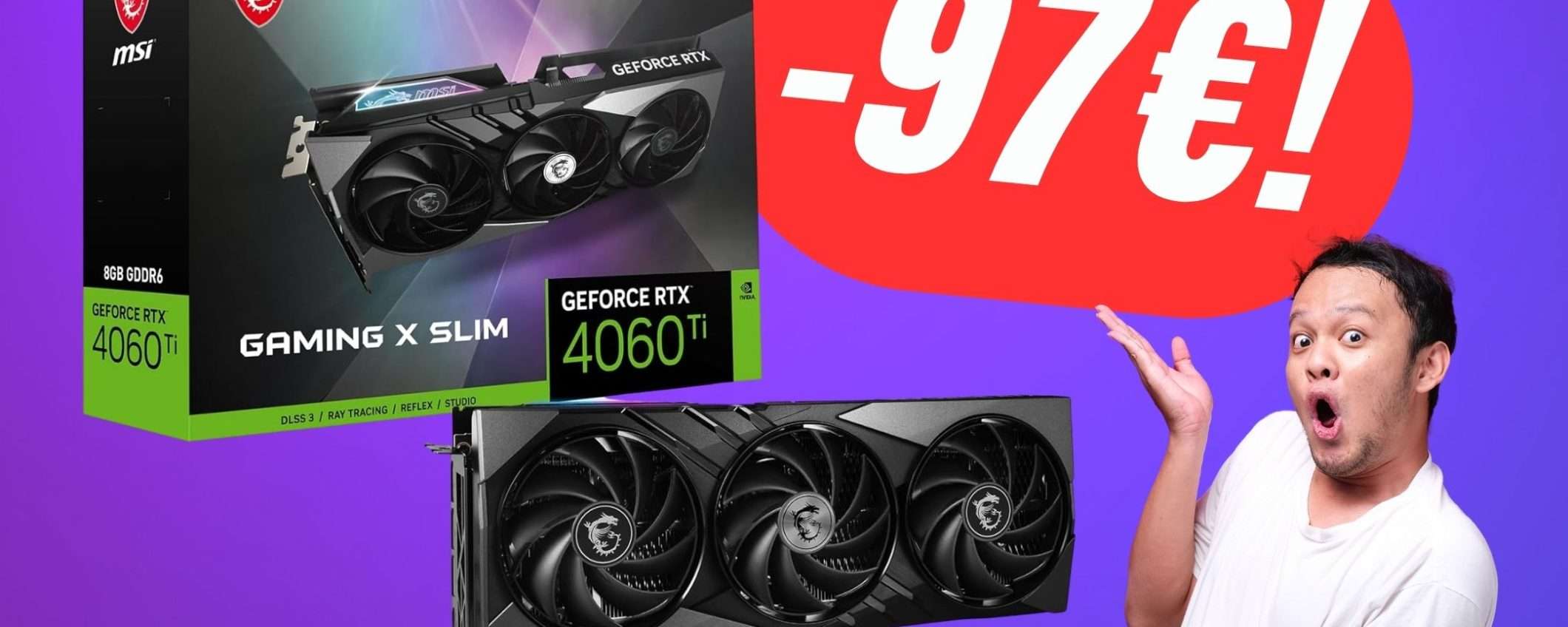 PREZZO FOLLE per la NVIDIA RTX 4060 Ti (SOLO 452€!)