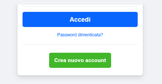 Come crea un nuovo account Facebook sul sito Web