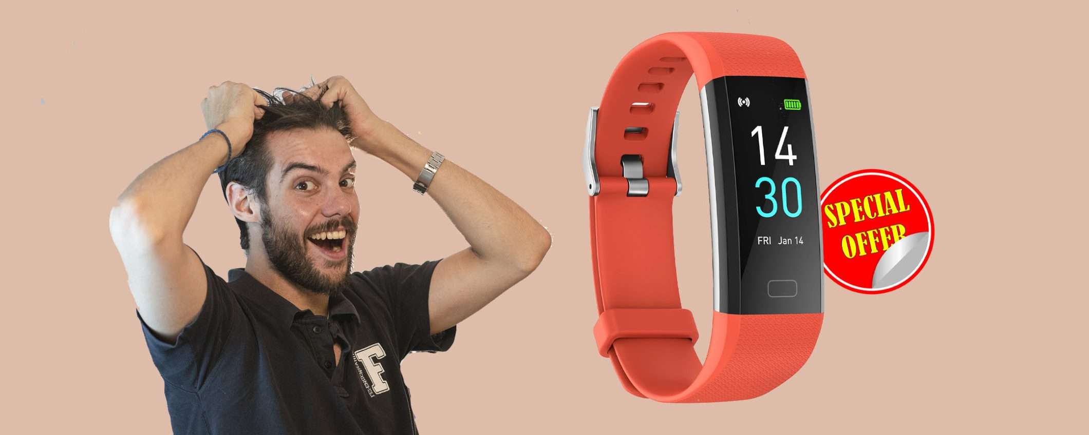 Smart Band con contapassi: offerta IMPERDIBILE, tua a soli 31€