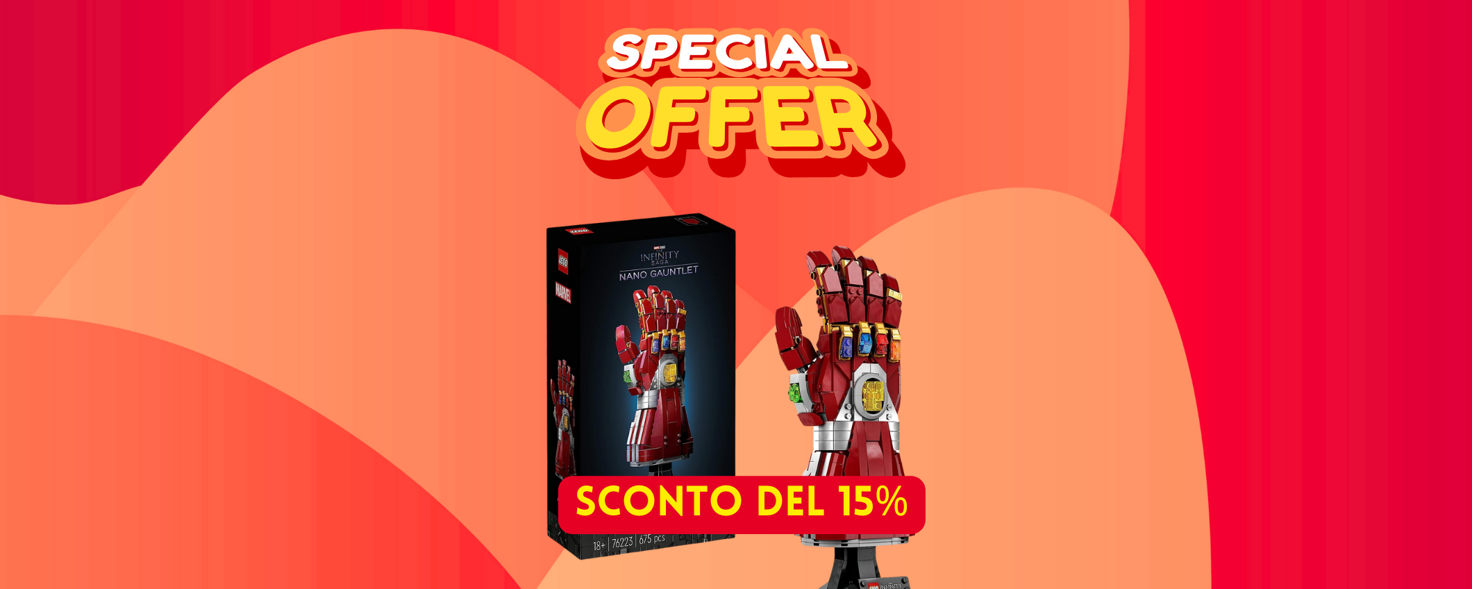 INCREDIBILE! Lego Marvel Guanto dell'Infinito in sconto del 15%