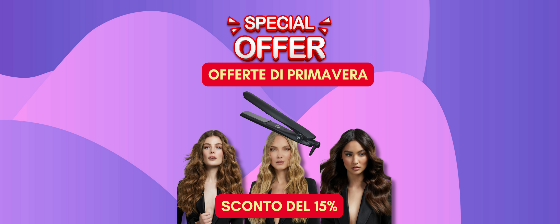 ghd Original Styler: sconto di primavera del 15% solo per oggi!