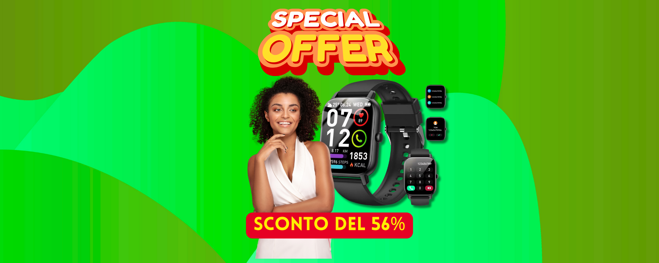 Smartwatch a un prezzo shock? Su Amazon in sconto del 56%