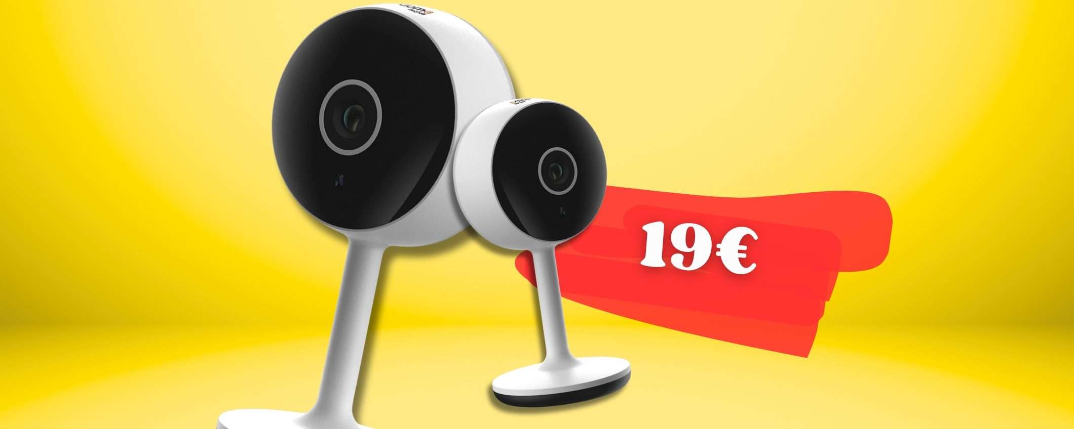 Telecamera DESIGN da mettere in casa, 4 in 1 per casa SICURA con 19€