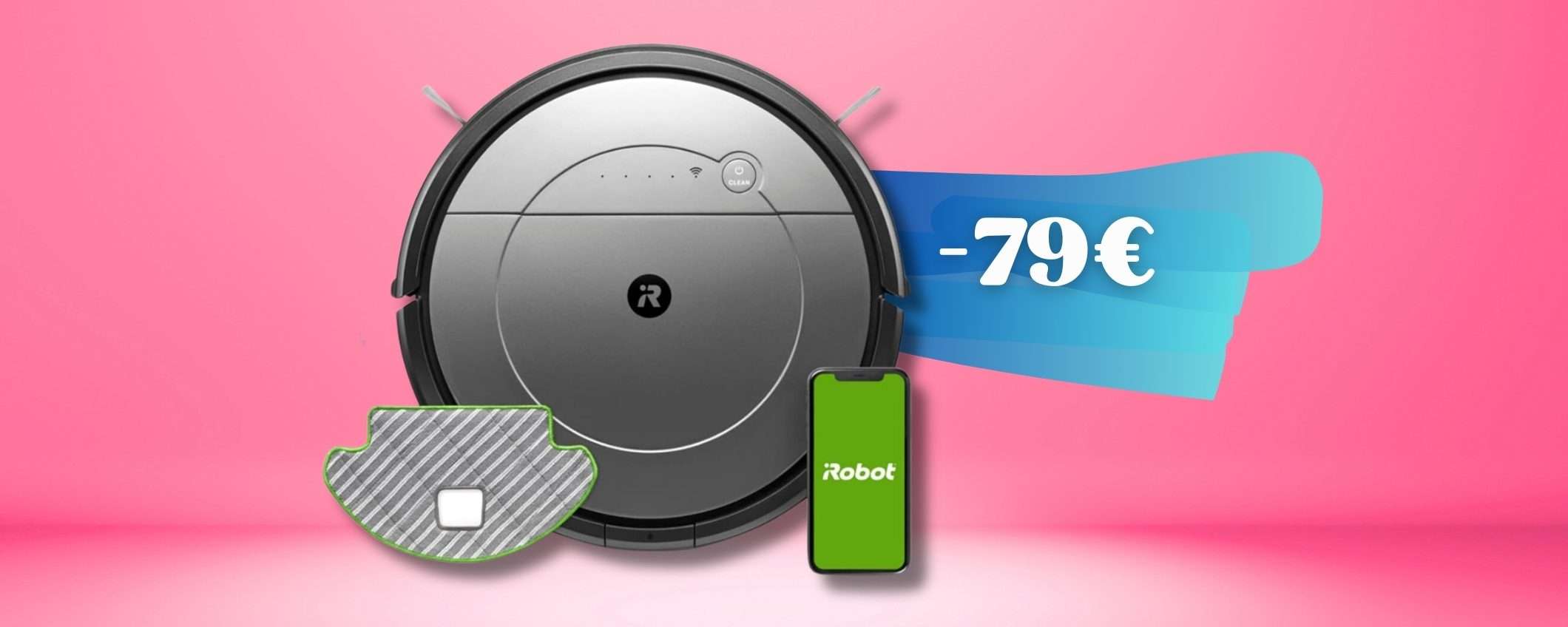 iRobot Roomba Combo per una pulizia PROFONDA senza stress (-79%)