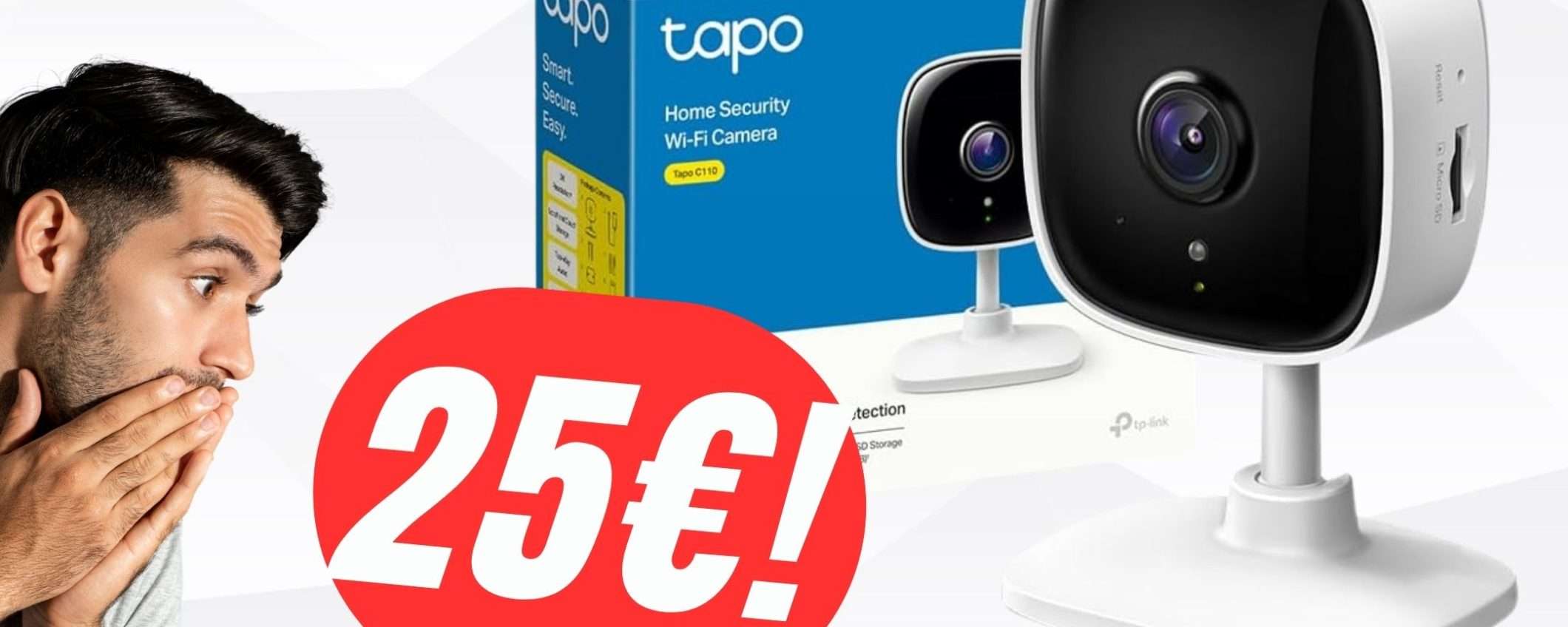 Questa Telecamera di Sorveglianza Wi-Fi a soli 25€ è una BOMBA