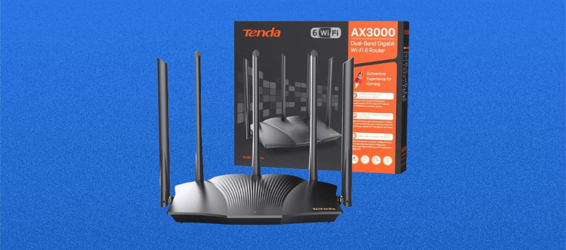 Tenda RX12 Pro in super offerta: router Wi-Fi 6 a meno di 60€