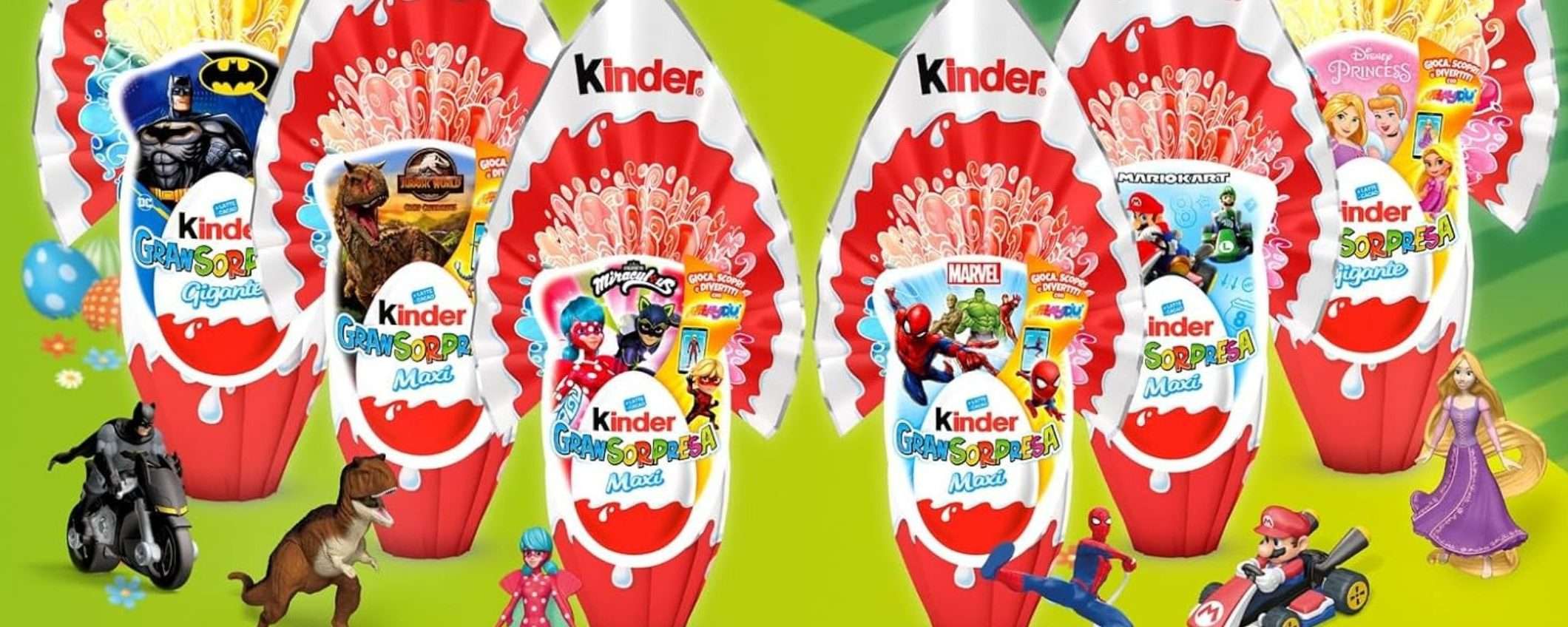 Uova di Pasqua Kinder Giganti e Maxi in SVENDITA su Amazon (fino al -32%)