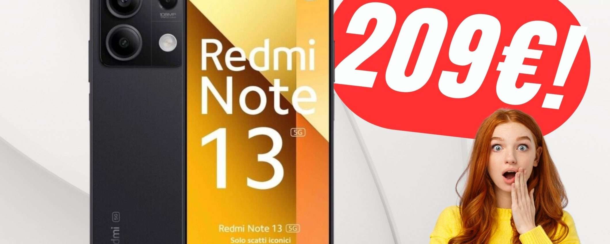 Xiaomi Redmi Note 13 sarà il tuo prossimo Smartphone grazie a questo COUPON