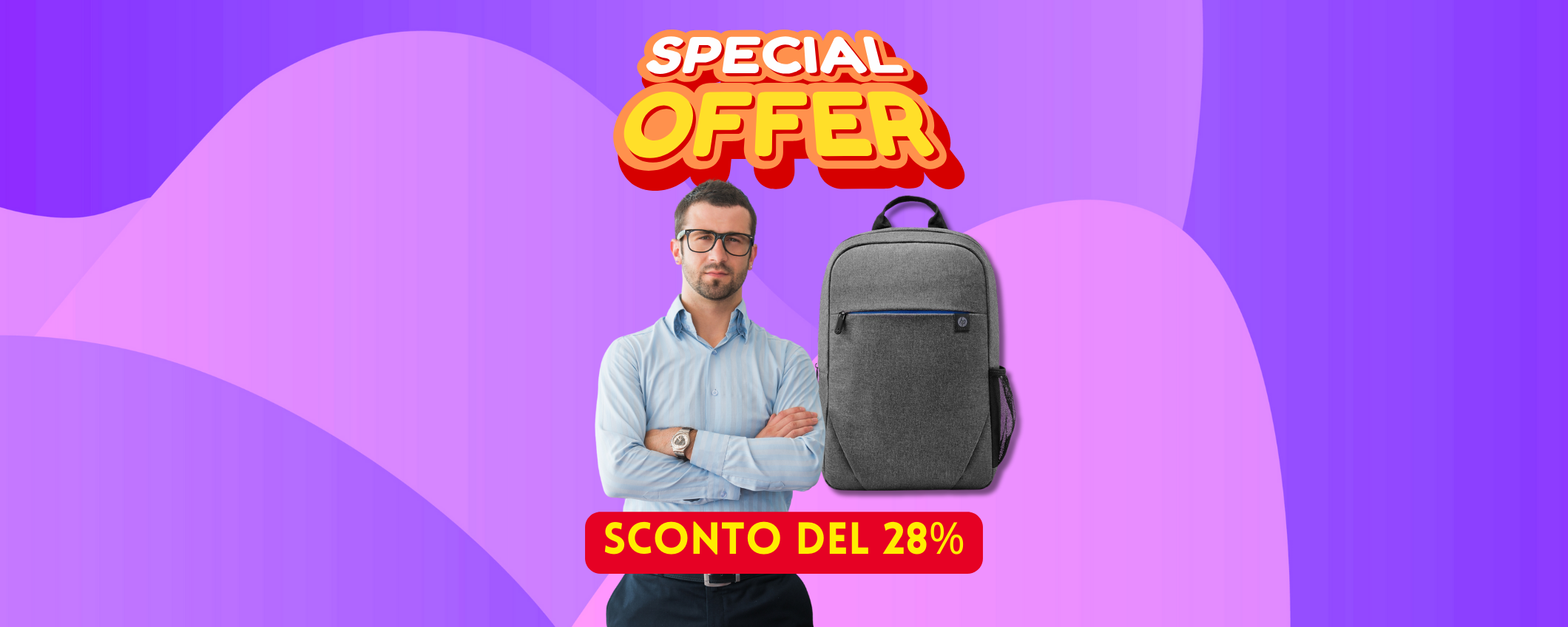 Zaino HP Prelude perfetto per andare a lavoro in sconto del 28%