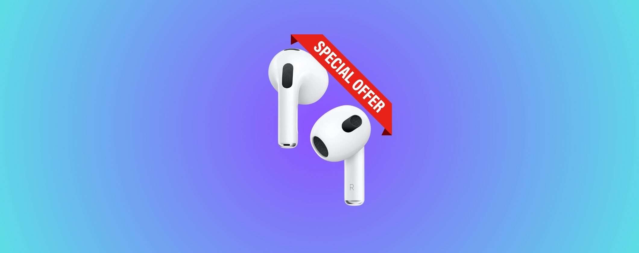 Apple AirPods 3: CROLLA di nuovo il PREZZO su MediaWorld