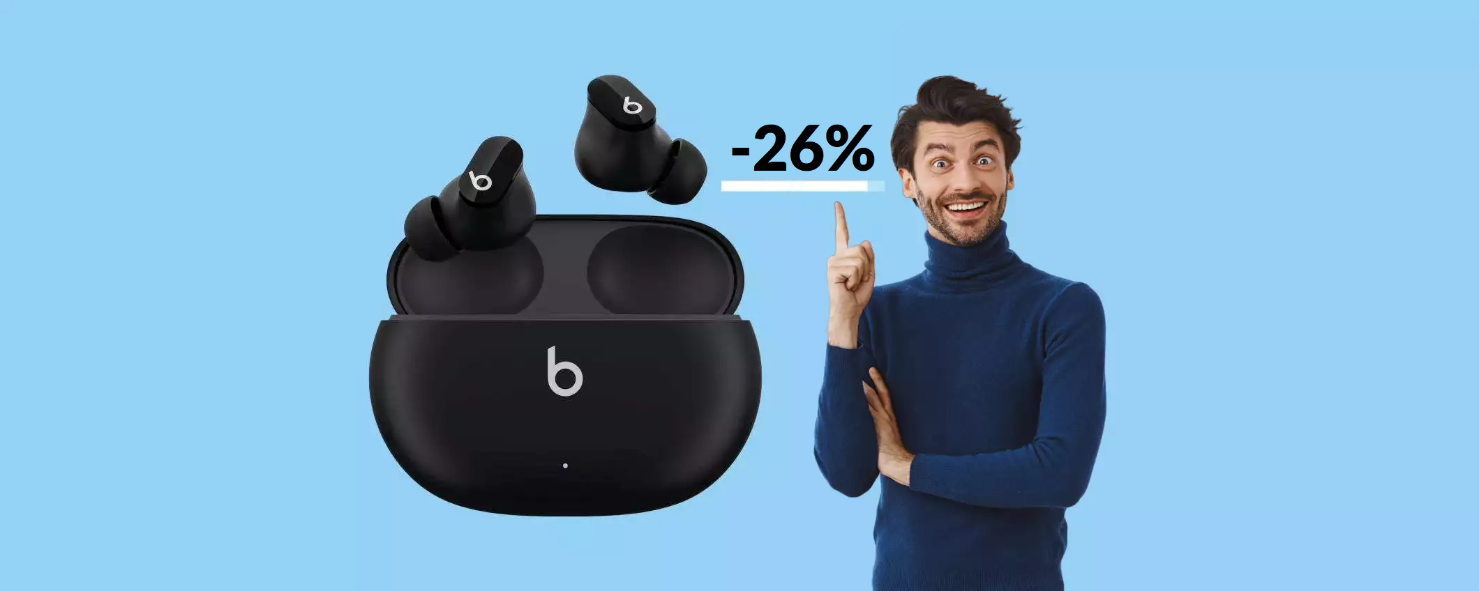 Auricolari Beats ad un prezzo mai visto: suono PAZZESCO (-50€)