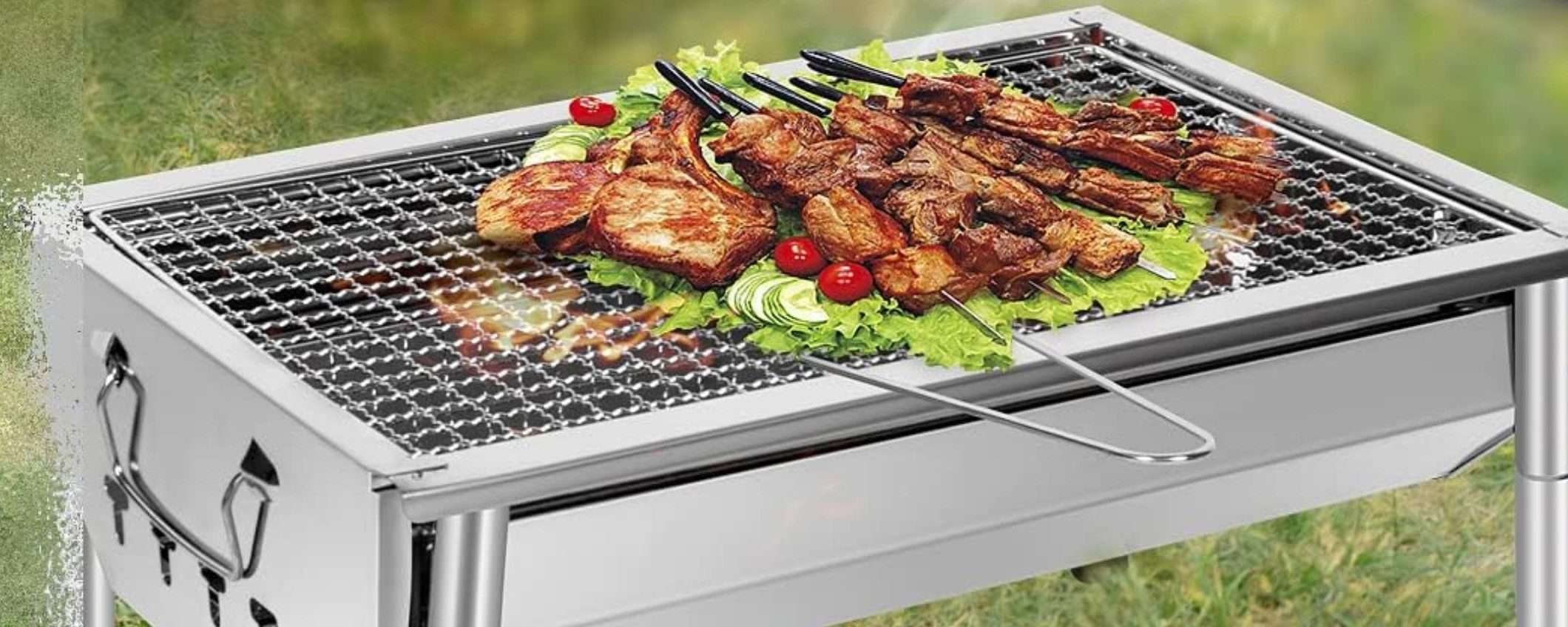 Barbecue portatile a 29€: prezzo MINI per una Pasquetta al TOP (Amazon)