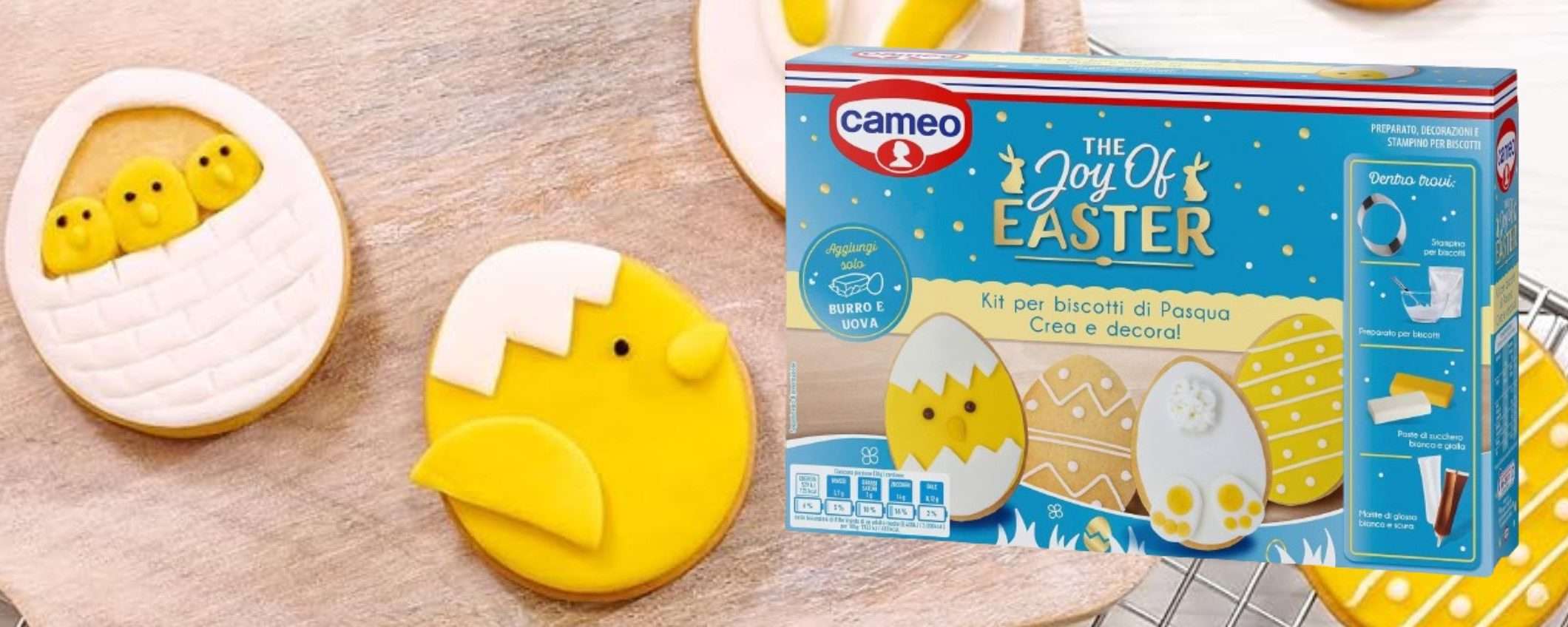 Cameo: kit biscotti di Pasqua a prezzo PICCOLISSIMO su Amazon (6,99€)