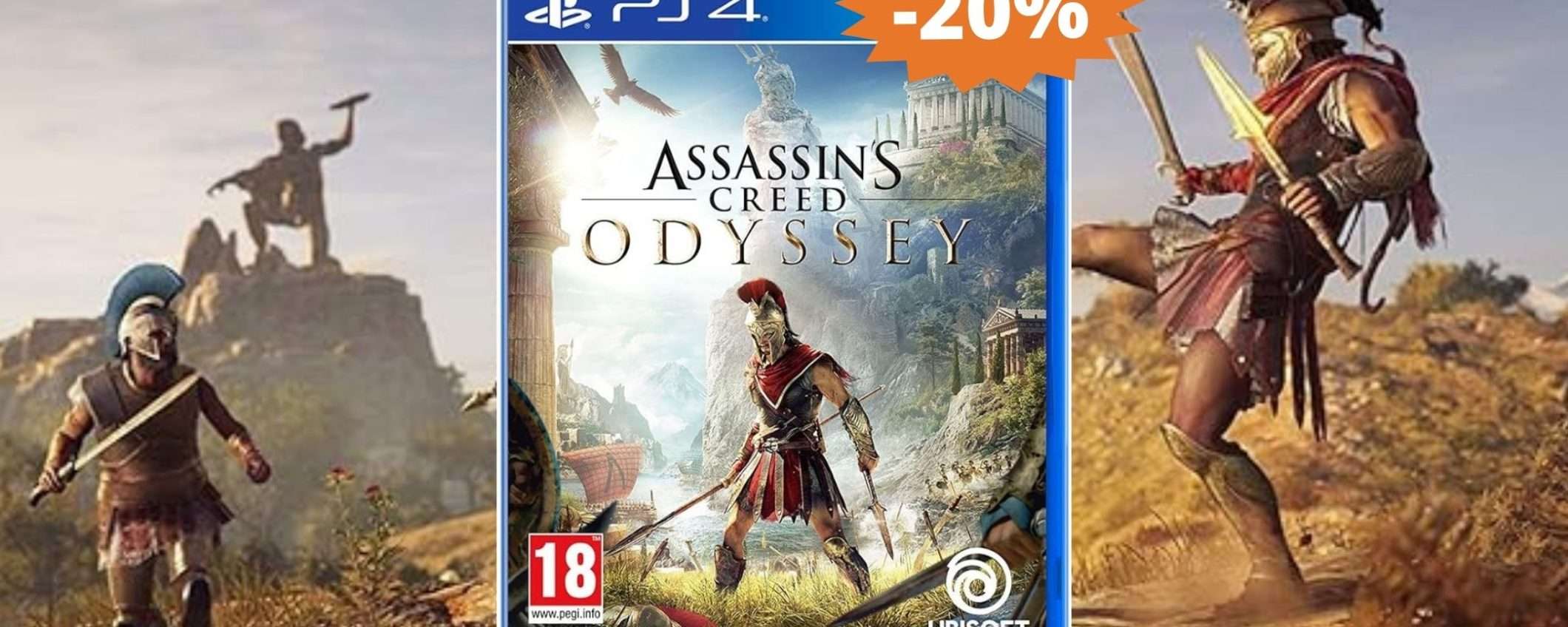 Assassin's Creed Odyssey PS4: un'EPICA avventura (-20%)