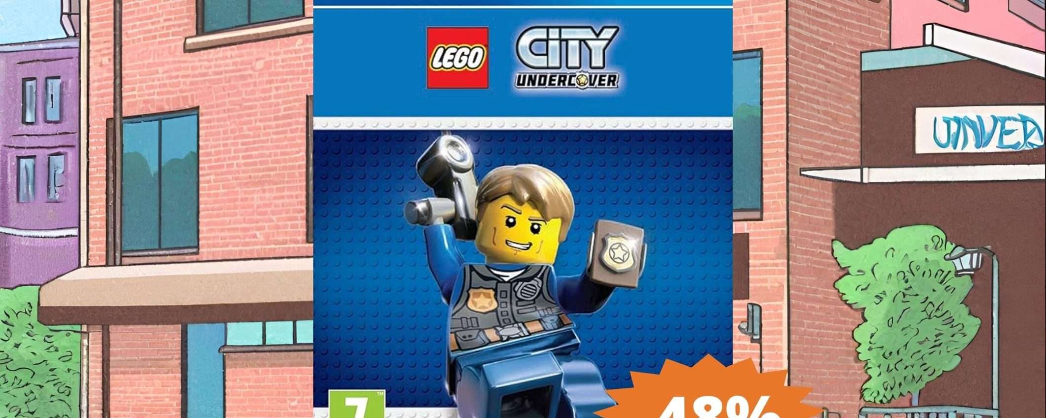 LEGO CITY Undercover per PS4: sconto FOLLE del 48% su Amazon