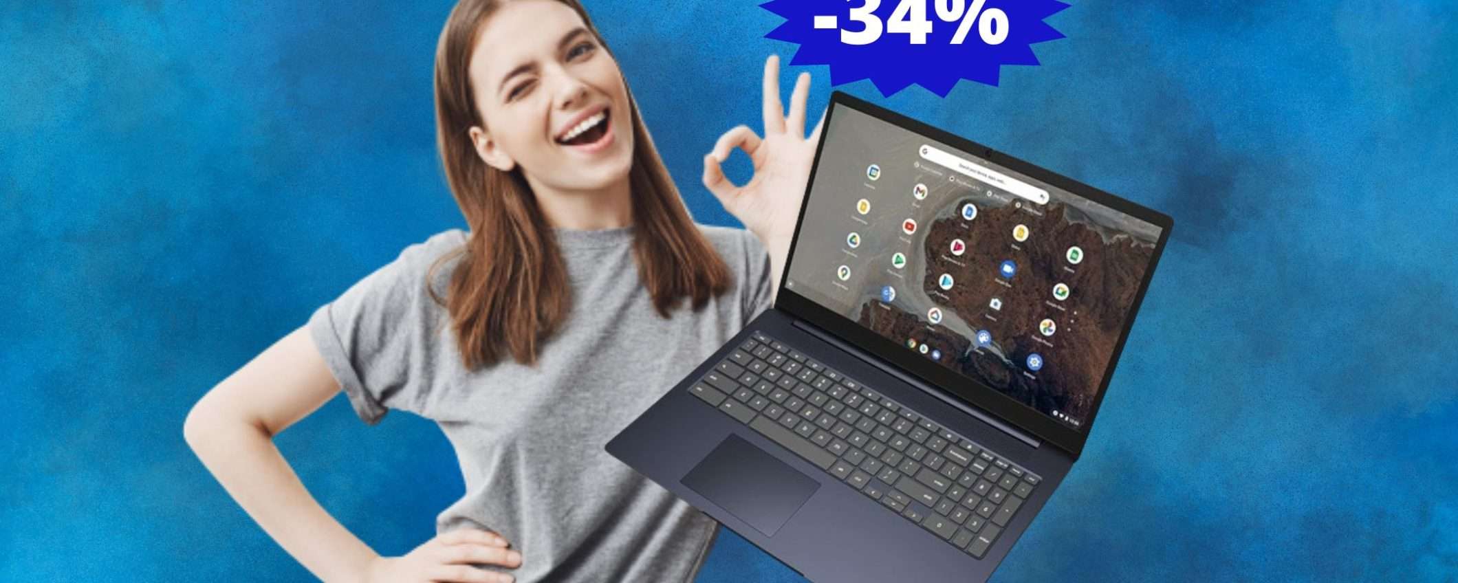 Lenovo IdeaPad 3: OFFERTA esclusiva su Amazon (-34%)