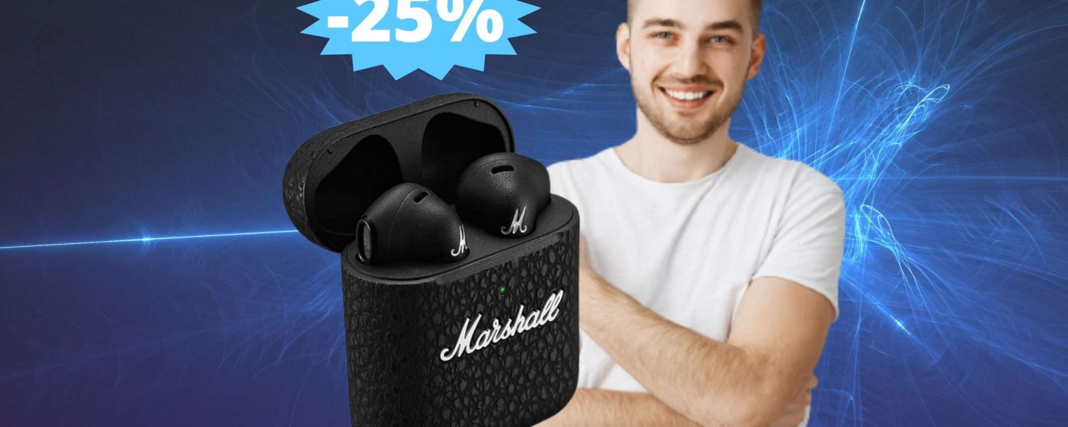 Marshall Minor III: sconto ESCLUSIVO del 25% su Amazon