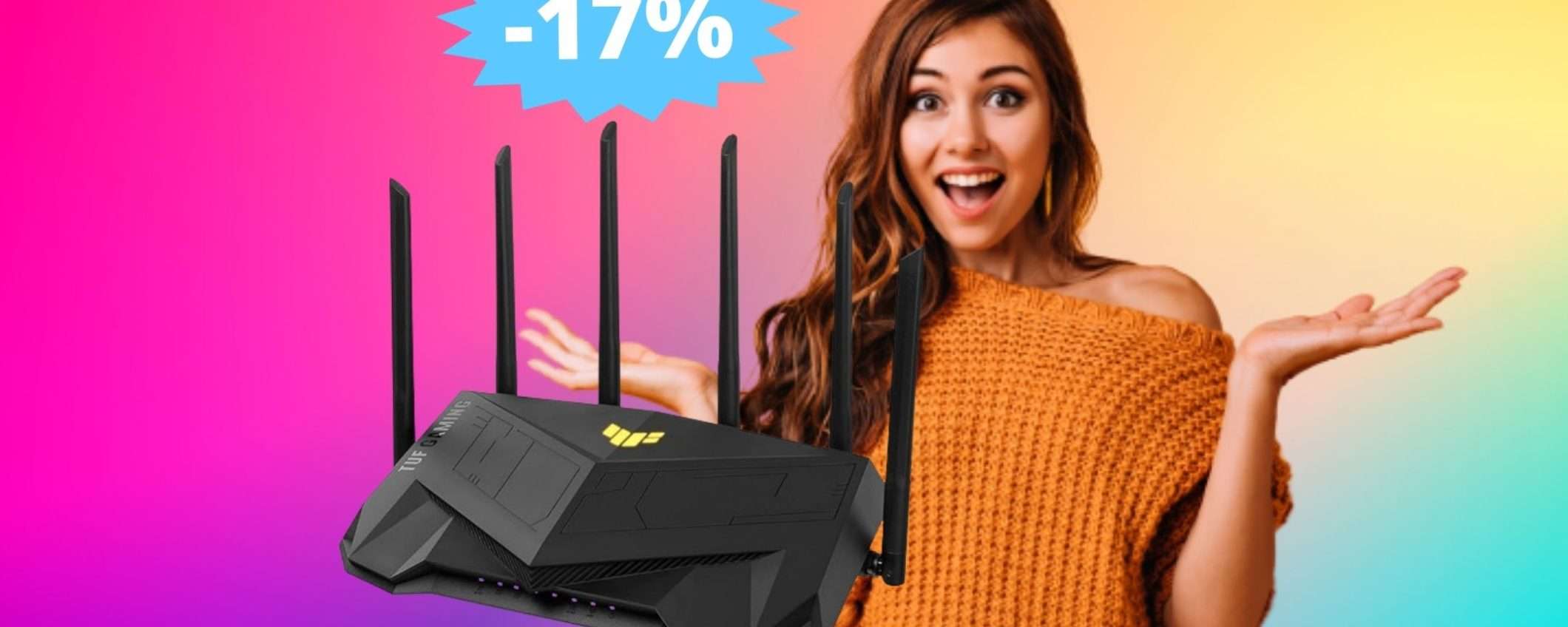 Modem ASUS TUF-AX6000: per chi cerca il meglio (-17%)